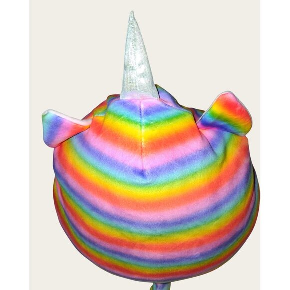 Rainbow Unicorn Cat Plush Stuffed Animal Pillow TY Large - Picture 6 of 10